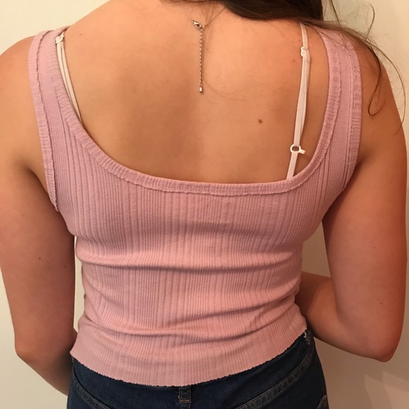 NWOT BDG purple tank with slit - Picture 3 of 3